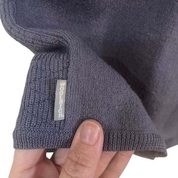 Wool rich medium 100% wool vest full zip up blue - Picture 2 of 5